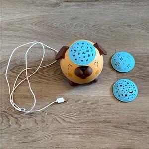 NOW Sleepy Puppy Essential Oil Diffuser, Night Light Projector, Sound Maker